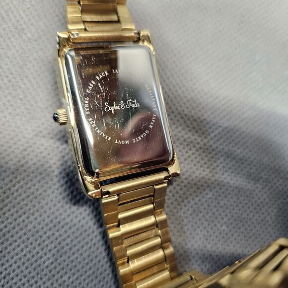 SOPHIE AND FREDA Wilmington Quartz w/Swarovski‎ Crystal Silver Dial Ladies Watch main image 9